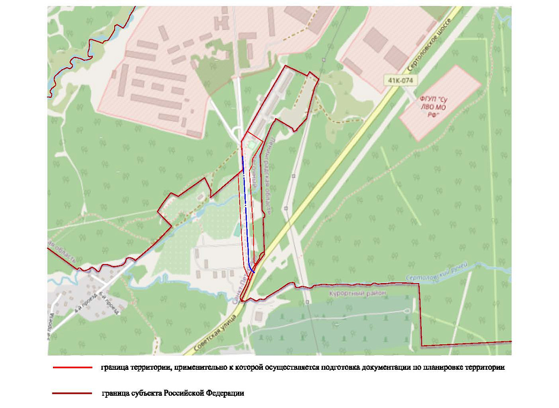 Изображение проекта Реконструкция автомобильной дороги до дома № 26 Танкового городка в пос. Песочное №1